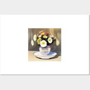 Flowers in A Teacup Posters and Art